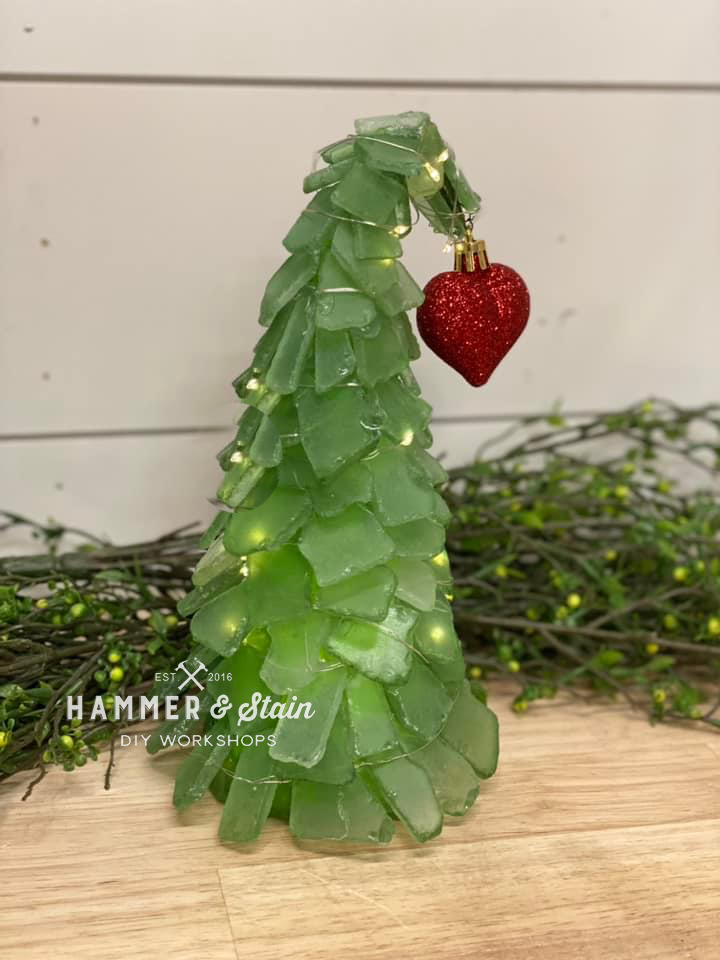 Grinch Sea Glass Tree 11/21/2026 11am-1pm