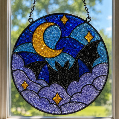 Fall Crushed Glass Suncatcher Class